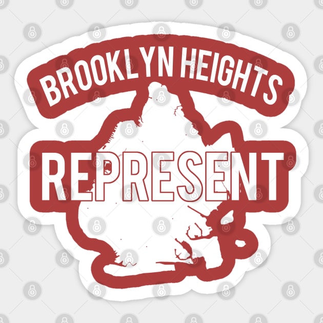 Brooklyn Heights Sticker by PopCultureShirts